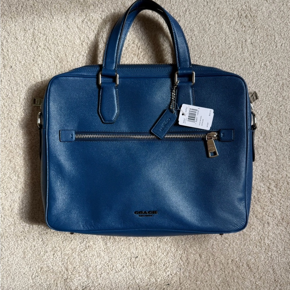 NWT Authentic Coach Kennedy Briefcase